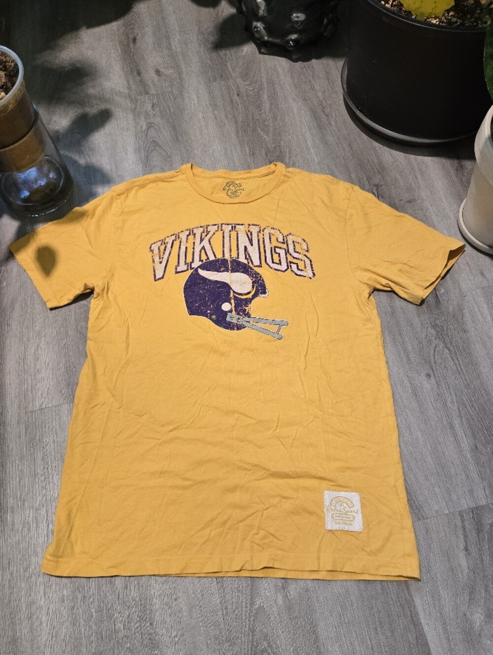 Vikings Short Sleeve T-Shirt in Gold